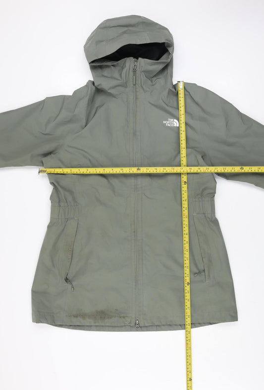 The North Face Womens Green XL Waterproof Hooded Rain Coat
