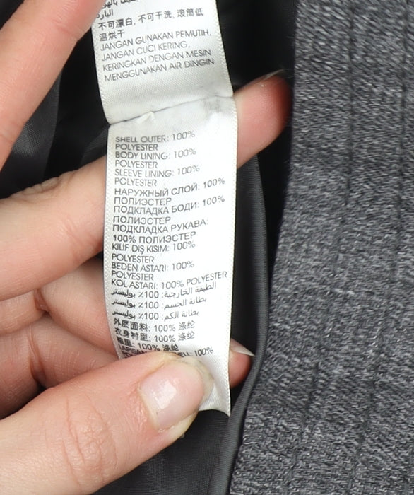 Rocha John Rocha Men's Grey Mid-Length Overcoat M Classic Workwear Style