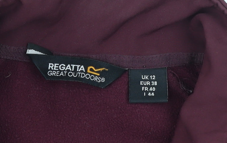 Womens UK Size 12 Regular Regatta Purple Polyester Blend Jacket