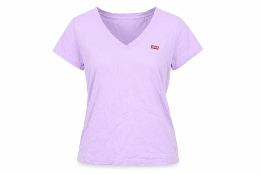Womens UK Size XS Levi's Purple 100% Cotton T-Shirt