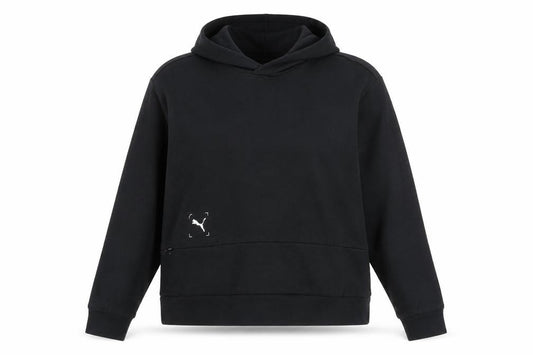Womens UK XL Regular PUMA Black Pullover Hoodie