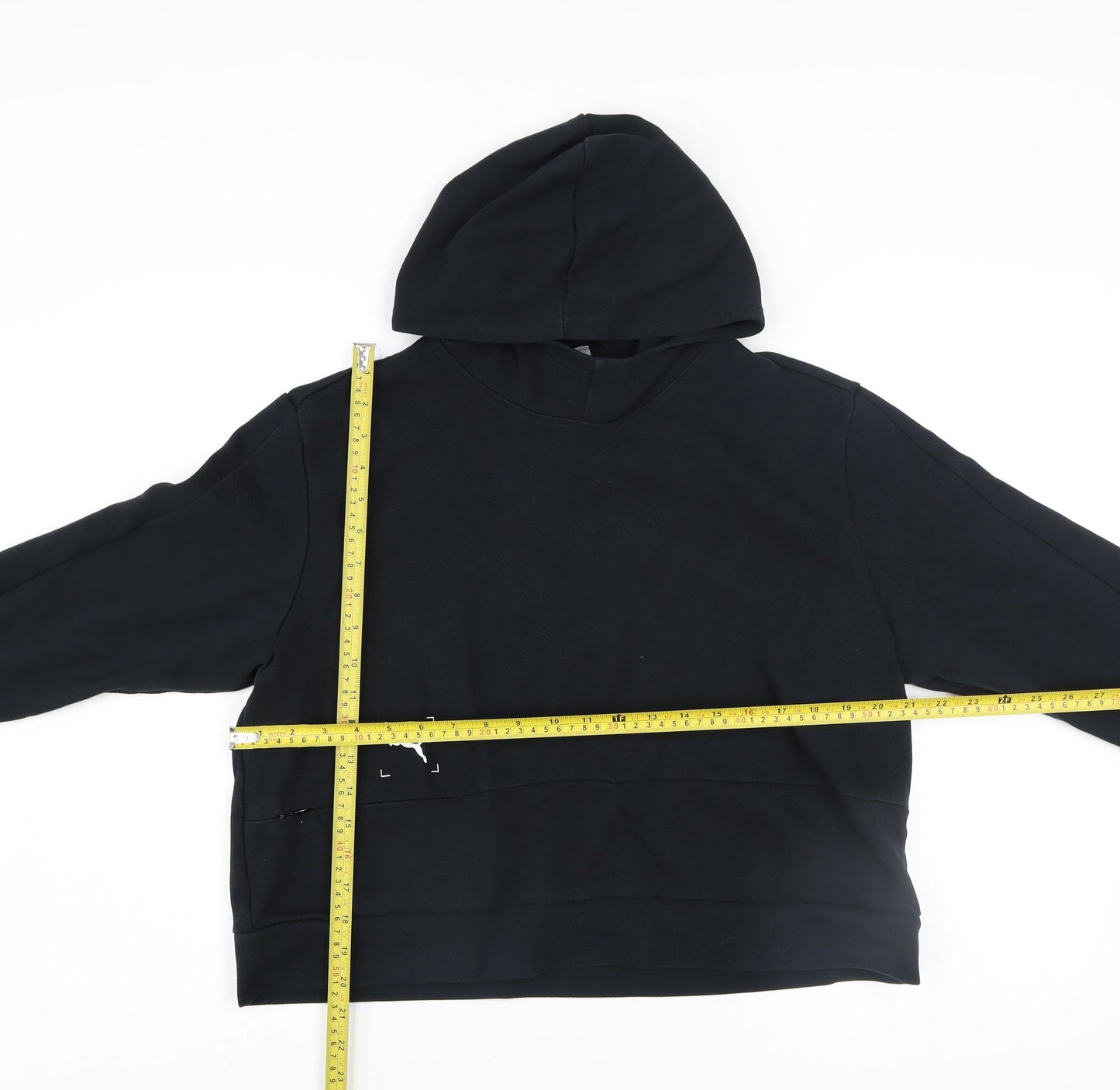 Womens UK XL Regular PUMA Black Pullover Hoodie