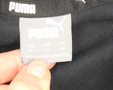 Womens UK XL Regular PUMA Black Pullover Hoodie