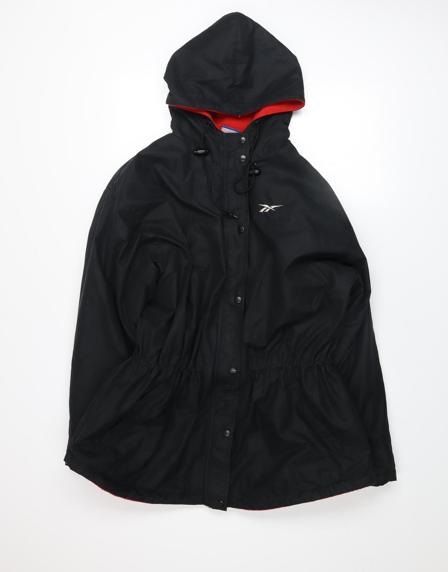 Womens UK Size XL Regular Reebok Black Polyester Jacket