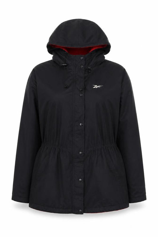 Womens UK Size XL Regular Reebok Black Polyester Jacket