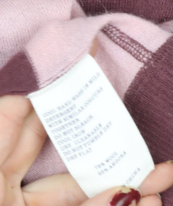 Womens UK 14 Regular Jack Wills Multicoloured Henley Hoodie