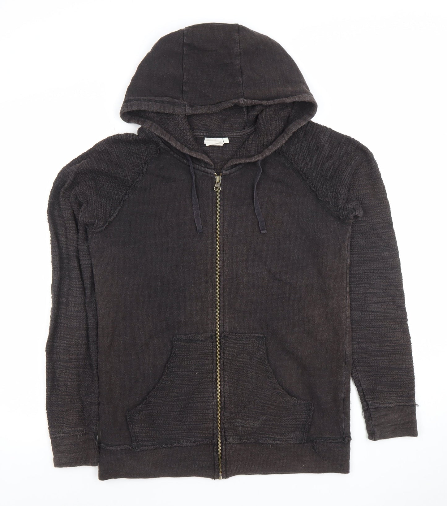 Rip Curl Men's Black Small Full Zip Hoodie Cotton Blend Casual