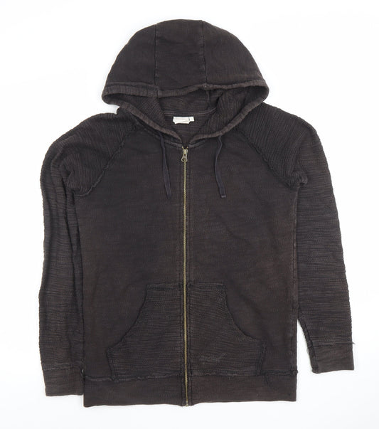 Rip Curl Men's Black Small Full Zip Hoodie Cotton Blend Casual