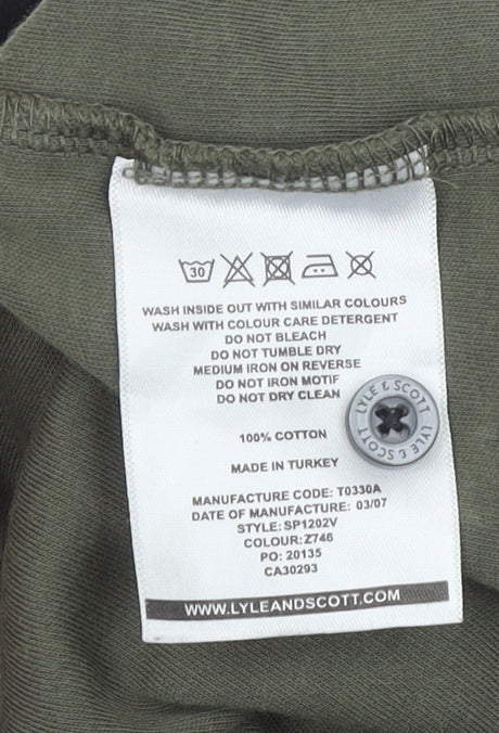 Lyle & Scott Men's Multicoloured Cotton Polo Shirt Size S