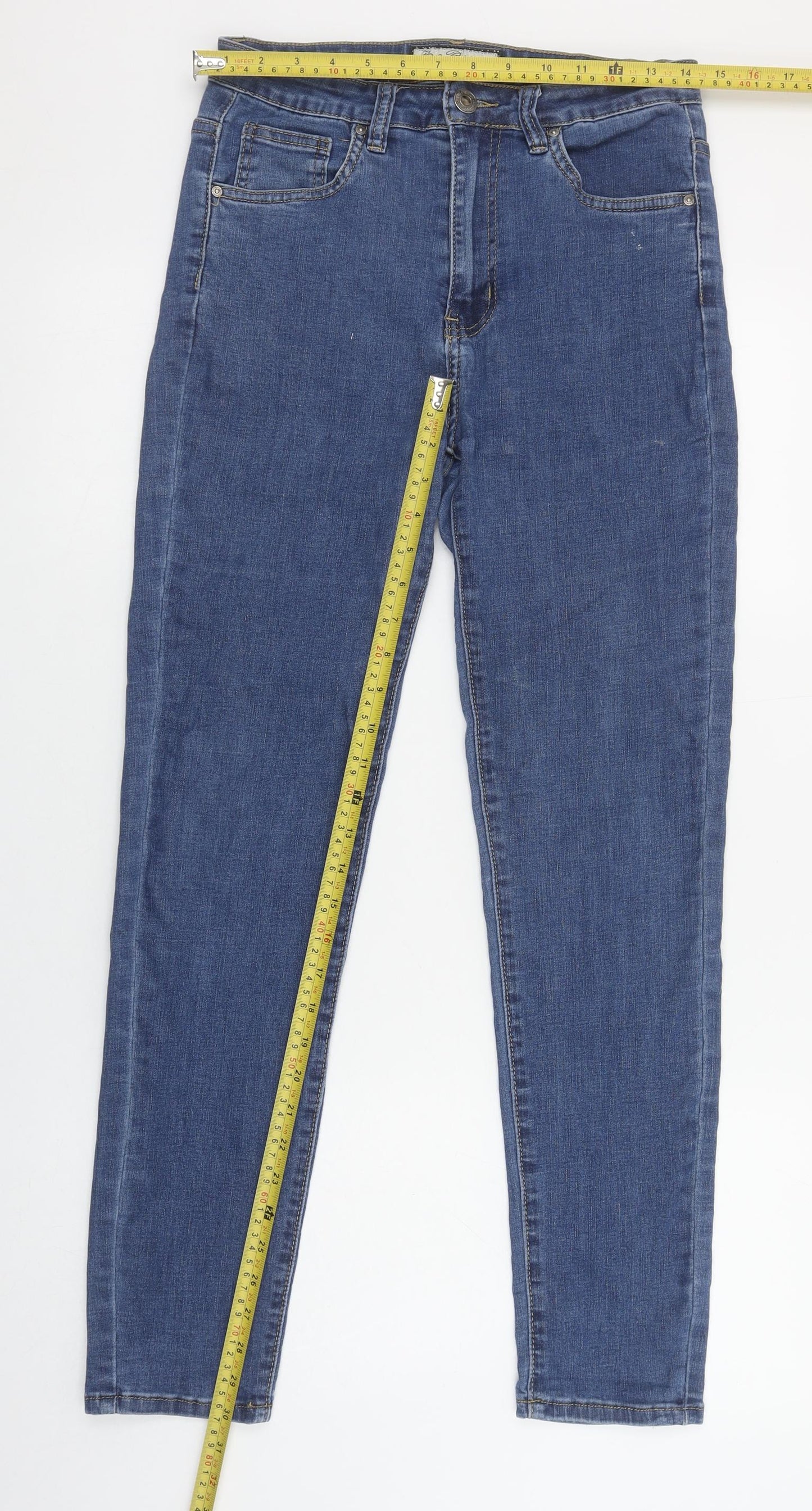 Paco Boutique Women’s Blue Skinny Stretch Jeans Size 8 Slim Fit