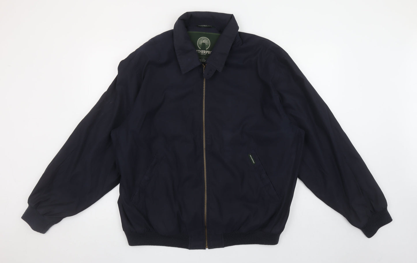 Weatherproof Men's Blue L Bomber Jacket Polyester Nylon