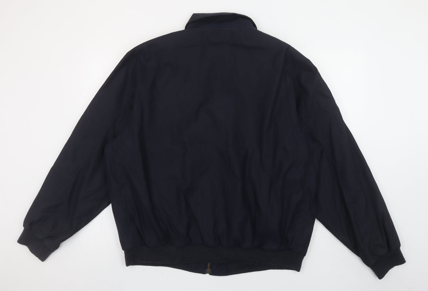 Weatherproof Men's Blue L Bomber Jacket Polyester Nylon