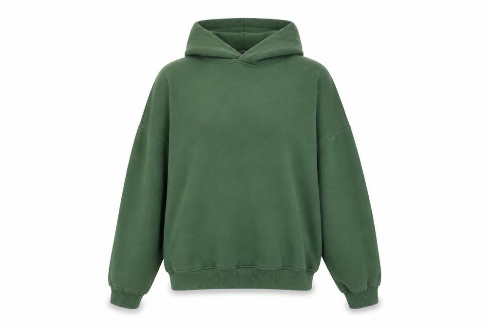 PrettyLittleThing Womens Green Pullover Hoodie M New York Print