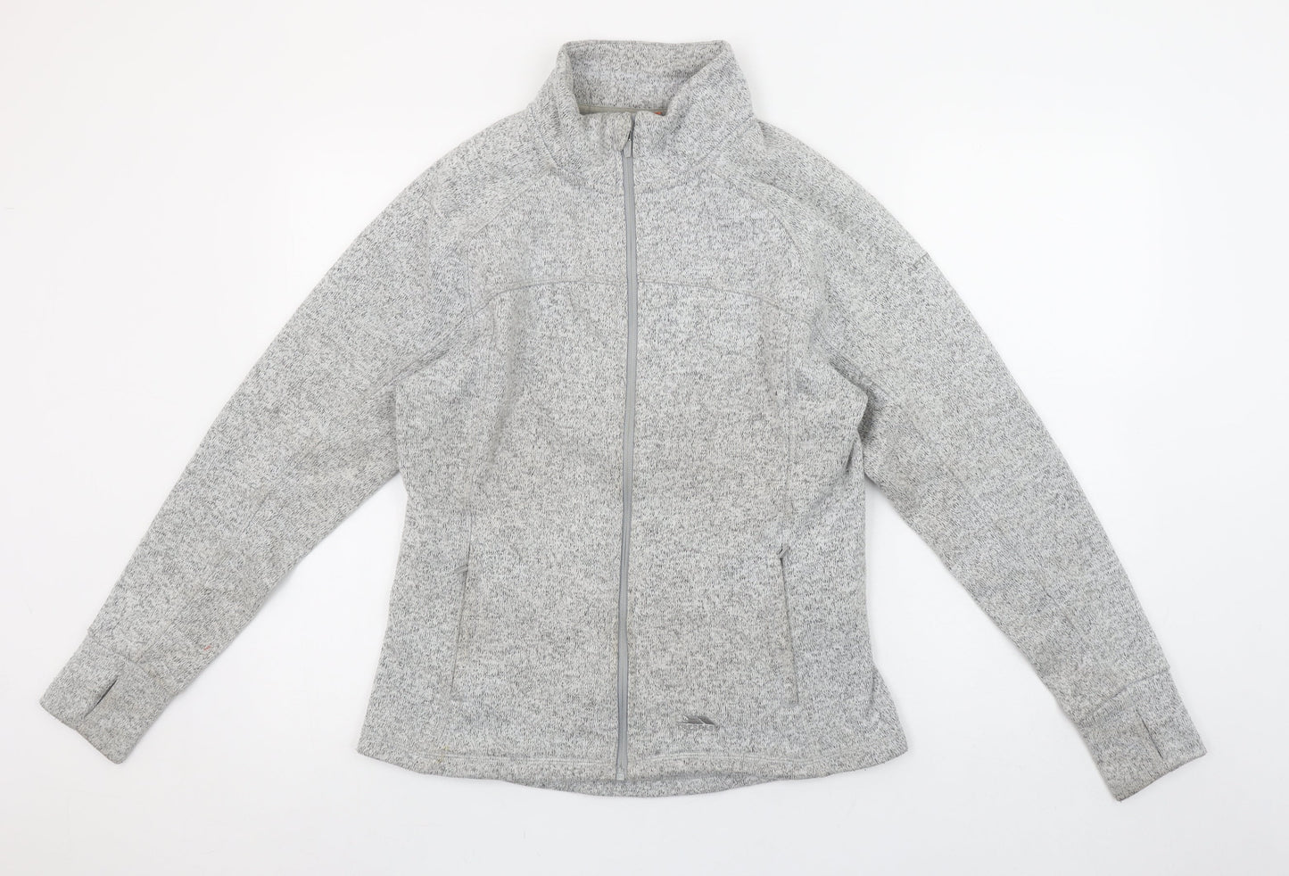 Womens UK Size 12 Regular Trespass Grey Polyester Jacket