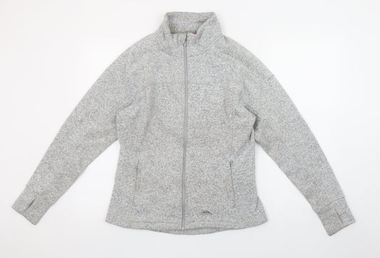 Womens UK Size 12 Regular Trespass Grey Polyester Jacket