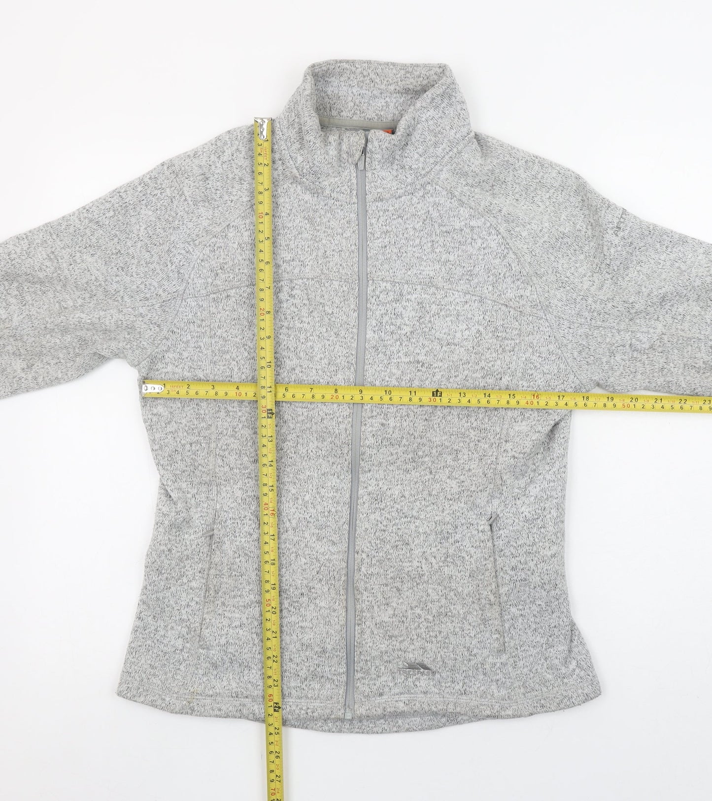 Womens UK Size 12 Regular Trespass Grey Polyester Jacket