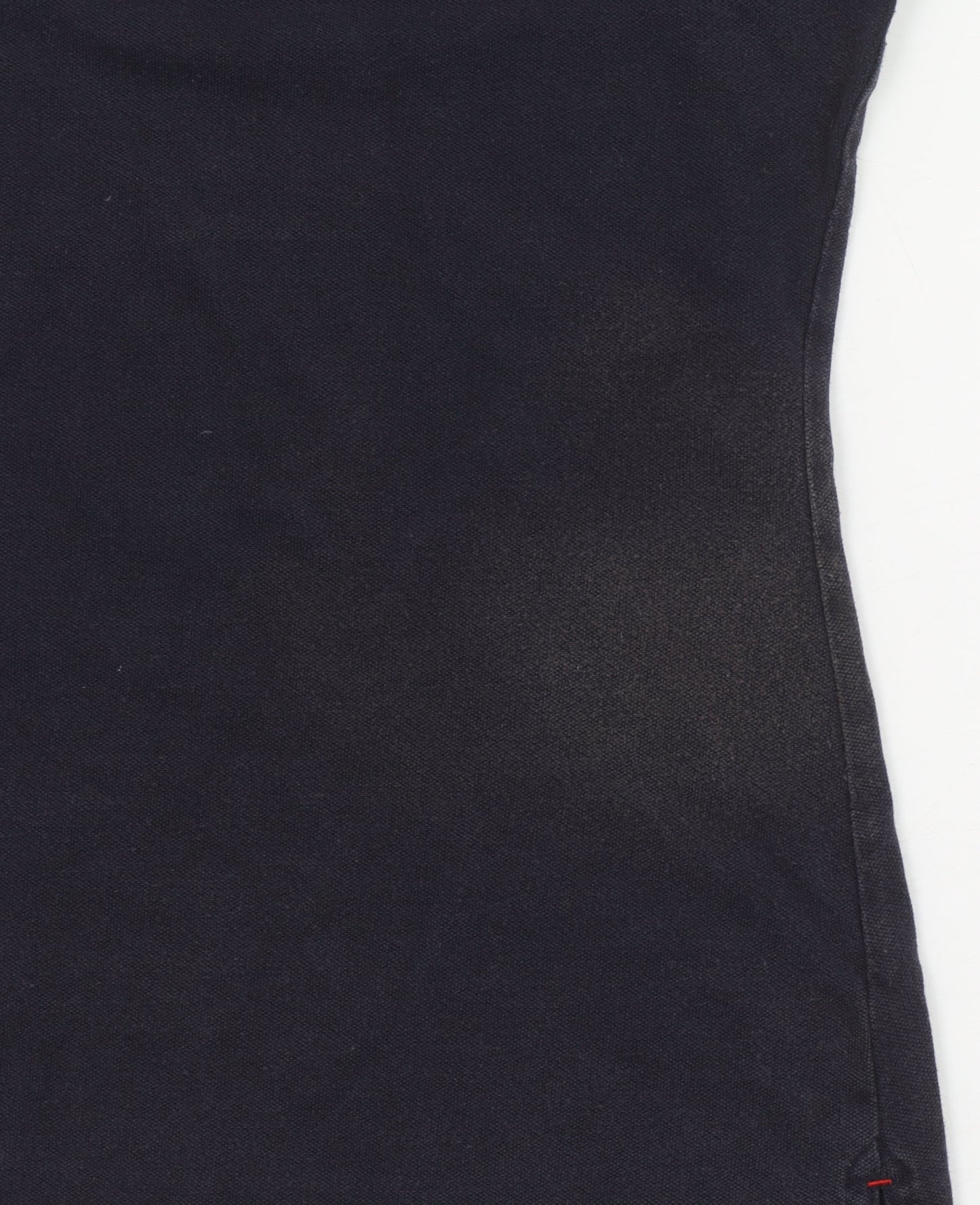 Tommy Hilfiger Women's Black Cotton Slim Fit Polo Shirt M