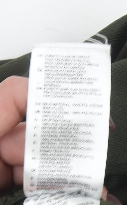 Adidas Boys Green Jogger Trousers 13-14 Years Elastic Waist Zip Pockets