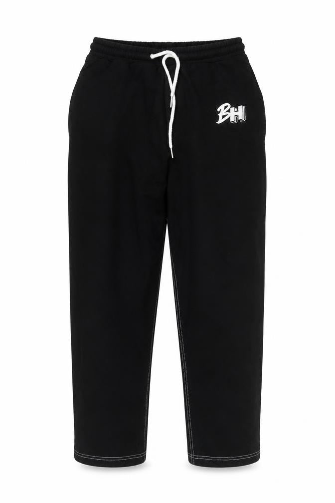 BH Women’s Black Jogger Sweatpants M Elastic Waist Casual Trousers