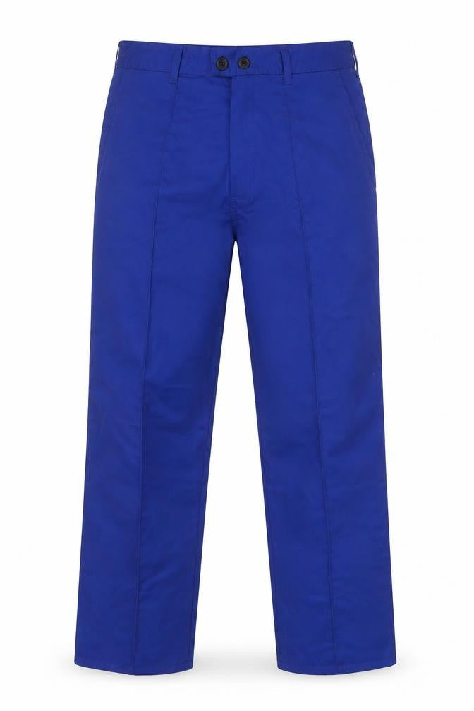 WORK SAFE Men's Blue Cargo Workwear Trousers L Regular Fit 36 in