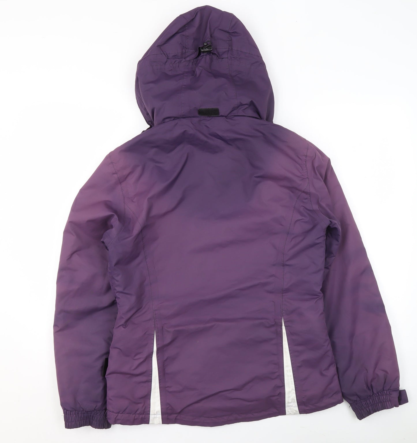 Crane Womens Purple Ski Jacket Small S 8-10 Hooded Waterproof Winter Coat