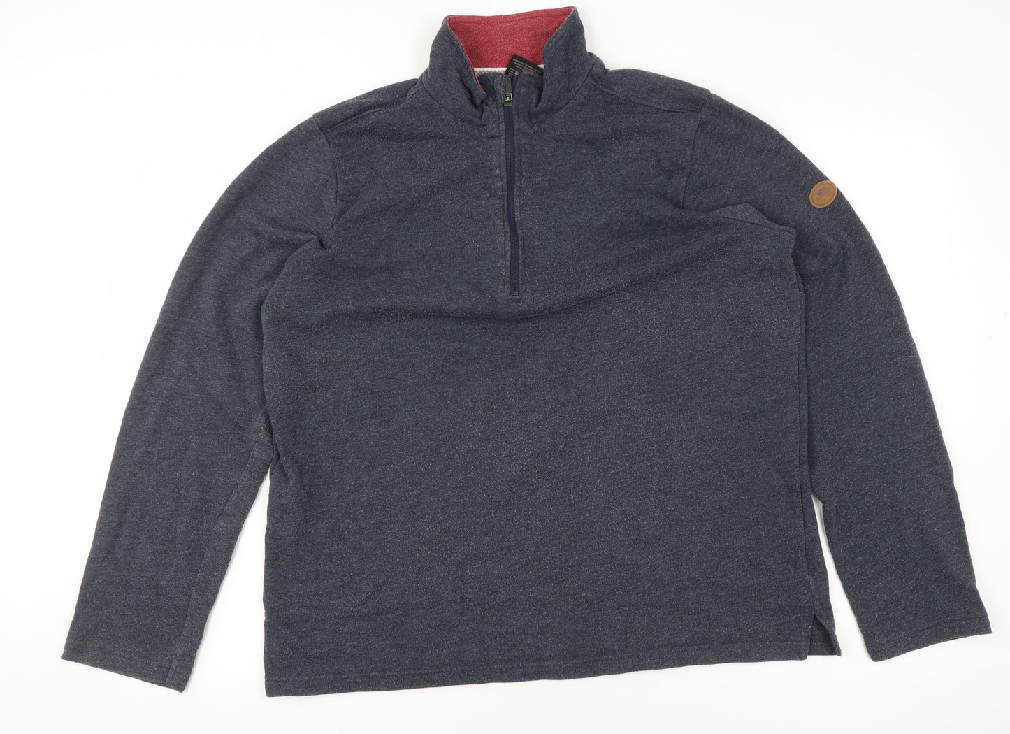 Mens UK L Regular Trespass Blue Pullover Sweatshirt