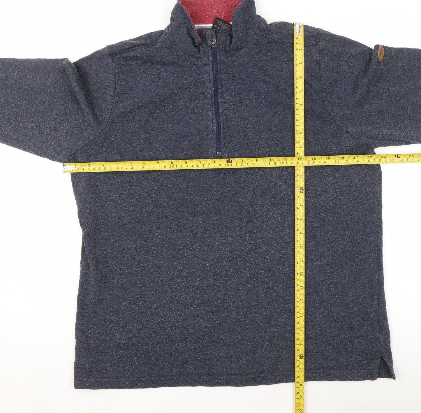 Mens UK L Regular Trespass Blue Pullover Sweatshirt