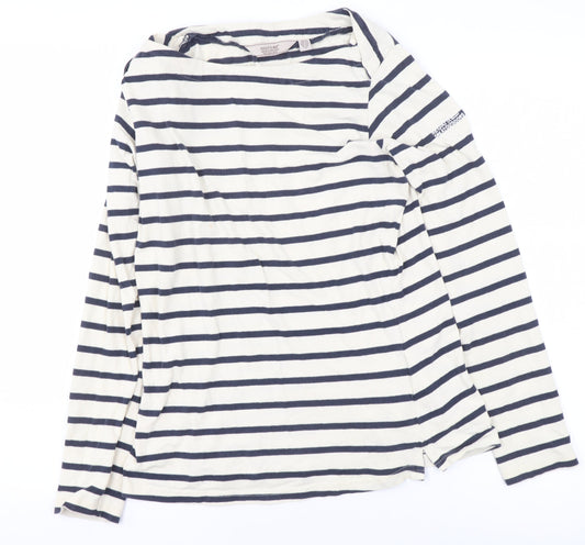 Womens UK Size 10 Regatta Blue 100% Cotton T-Shirt