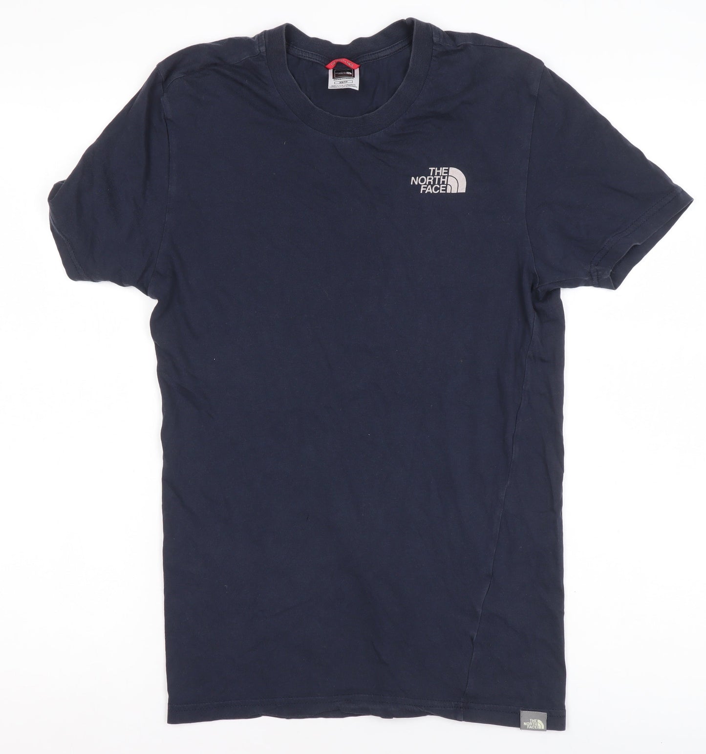 The North Face Men's Navy Blue XS Cotton Crew Neck T-Shirt