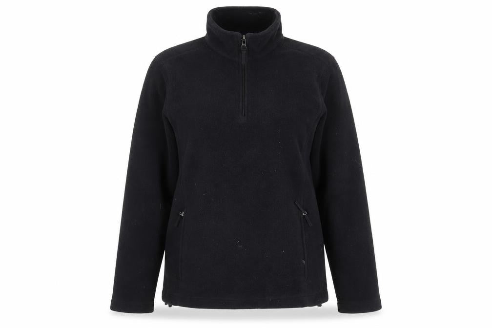 Womens UK 10-12 Regular Lands' End Black Pullover Sweatshirt