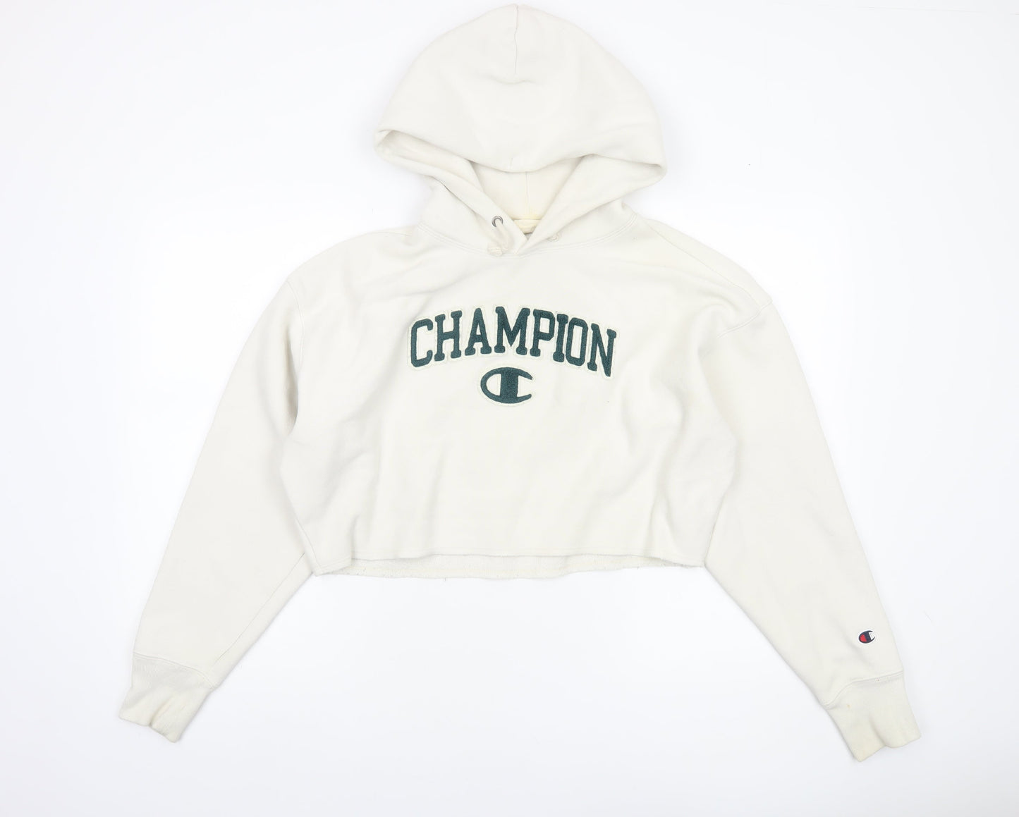 Womens UK S Regular Champion Beige Pullover Hoodie