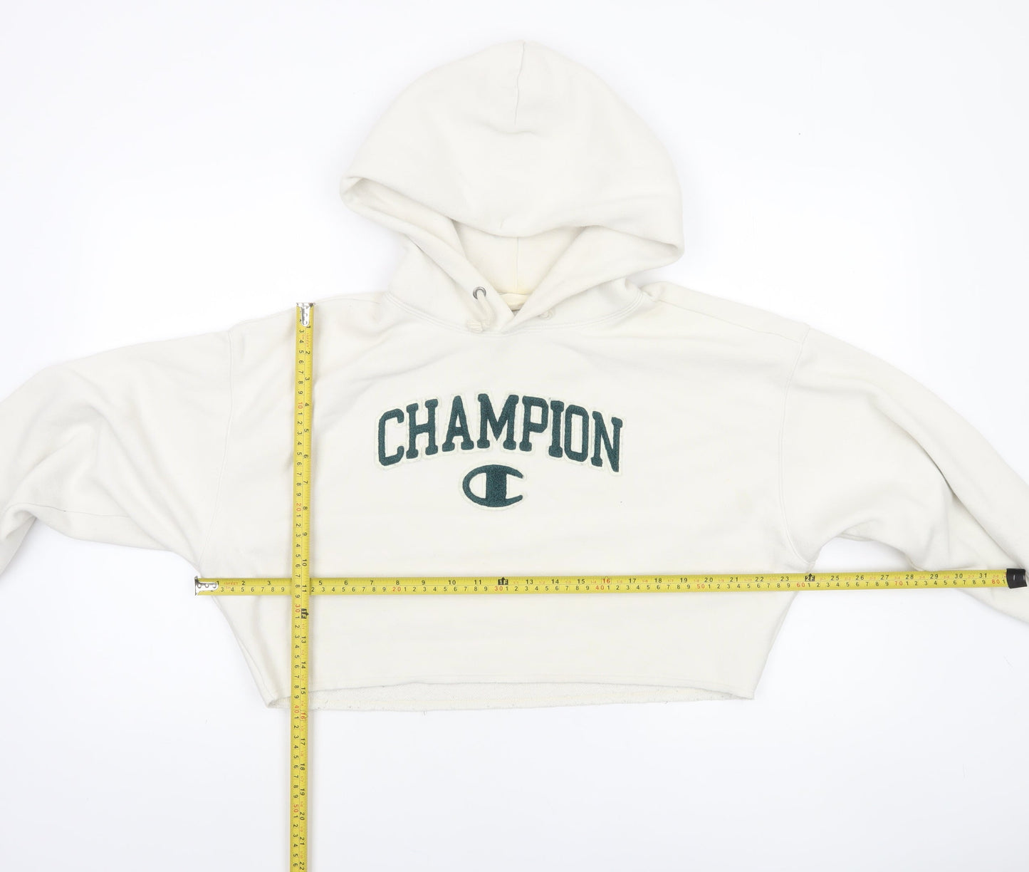 Womens UK S Regular Champion Beige Pullover Hoodie