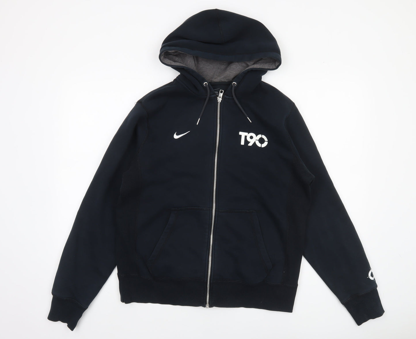Nike Men's Black T90 Full Zip Hoodie Size M Sportswear