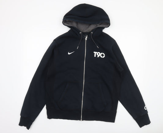 Nike Men's Black T90 Full Zip Hoodie Size M Sportswear