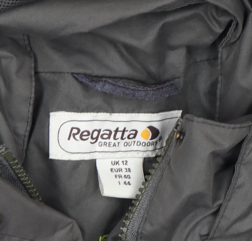 Womens UK Size 12 Regular Regatta Green Polyester Jacket