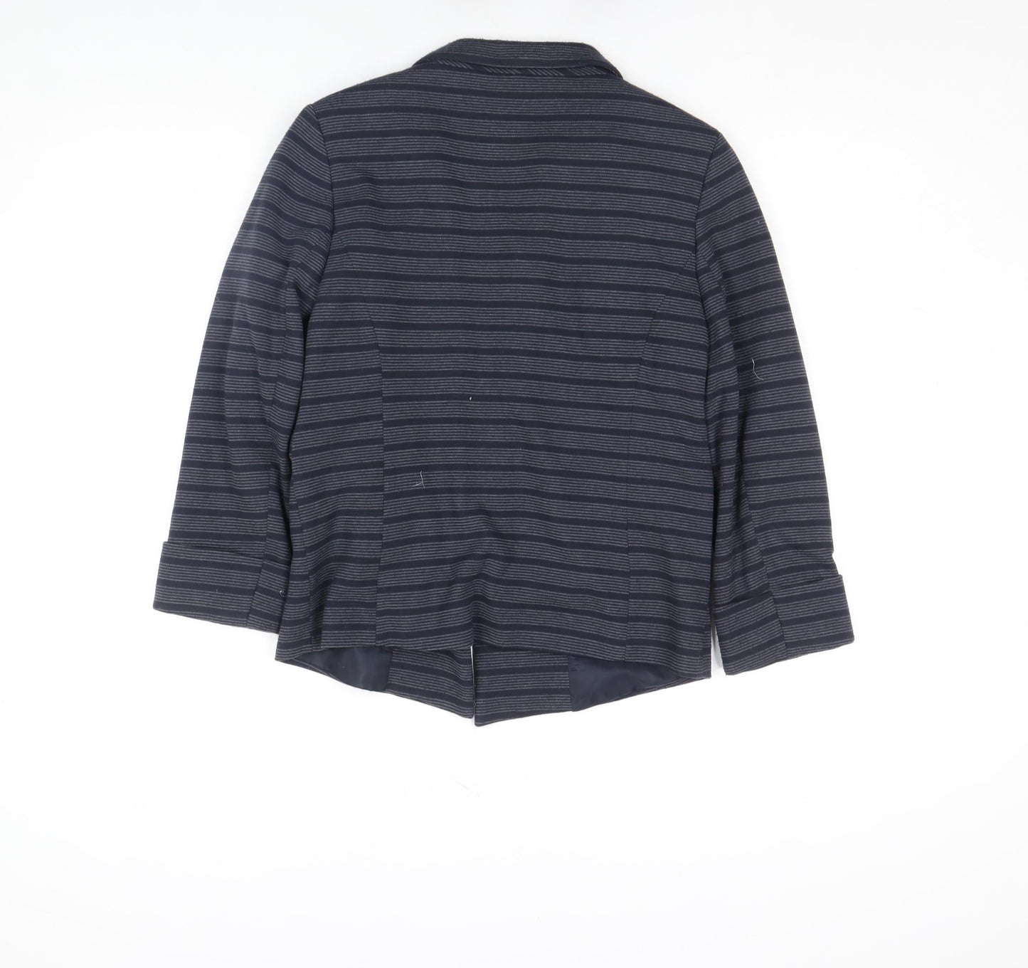 Principles by Ben de Lisi Women's Blue Striped Blazer Size 10