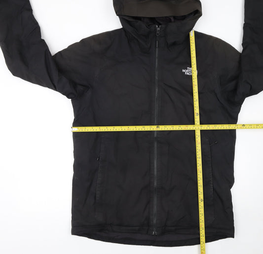 The North Face Men's Black L Waterproof Hooded Rain Jacket