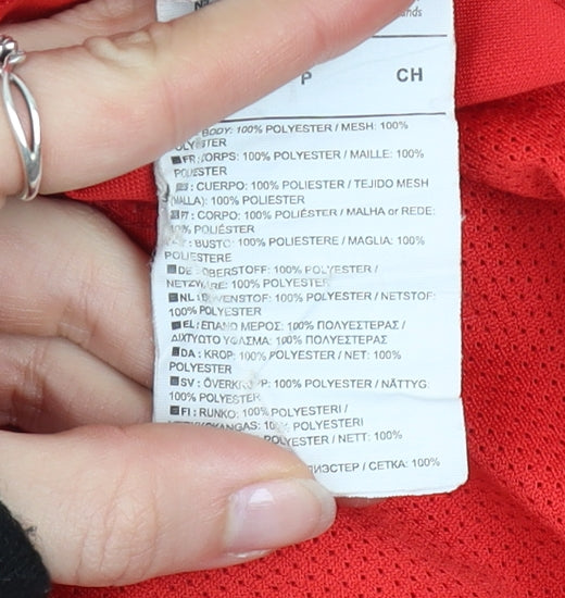 Nike Men's Red Dri-FIT Short Sleeve Athletic T-Shirt Size S