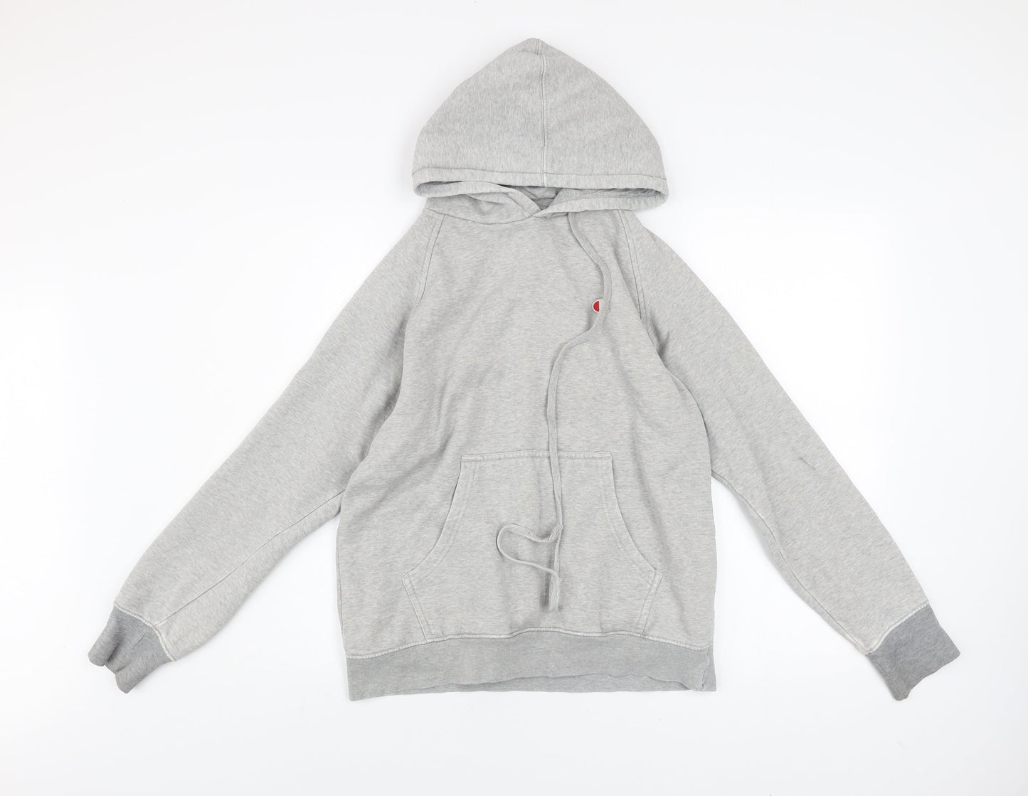 Champion Men's Grey Pullover Hoodie Size M Regular Fit Fleece