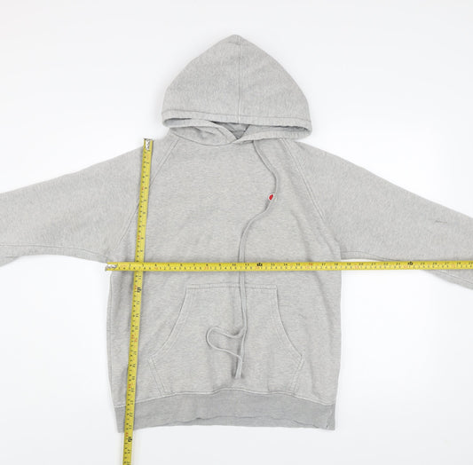 Champion Men's Grey Pullover Hoodie Size M Regular Fit Fleece