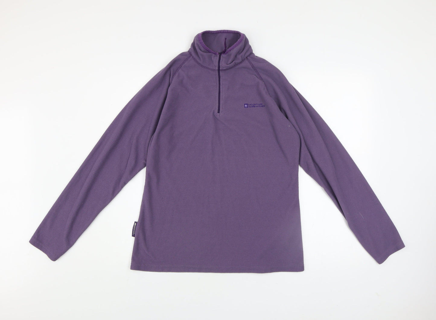 Womens UK 14 Regular Mountain Warehouse Purple Pullover Sweatshirt