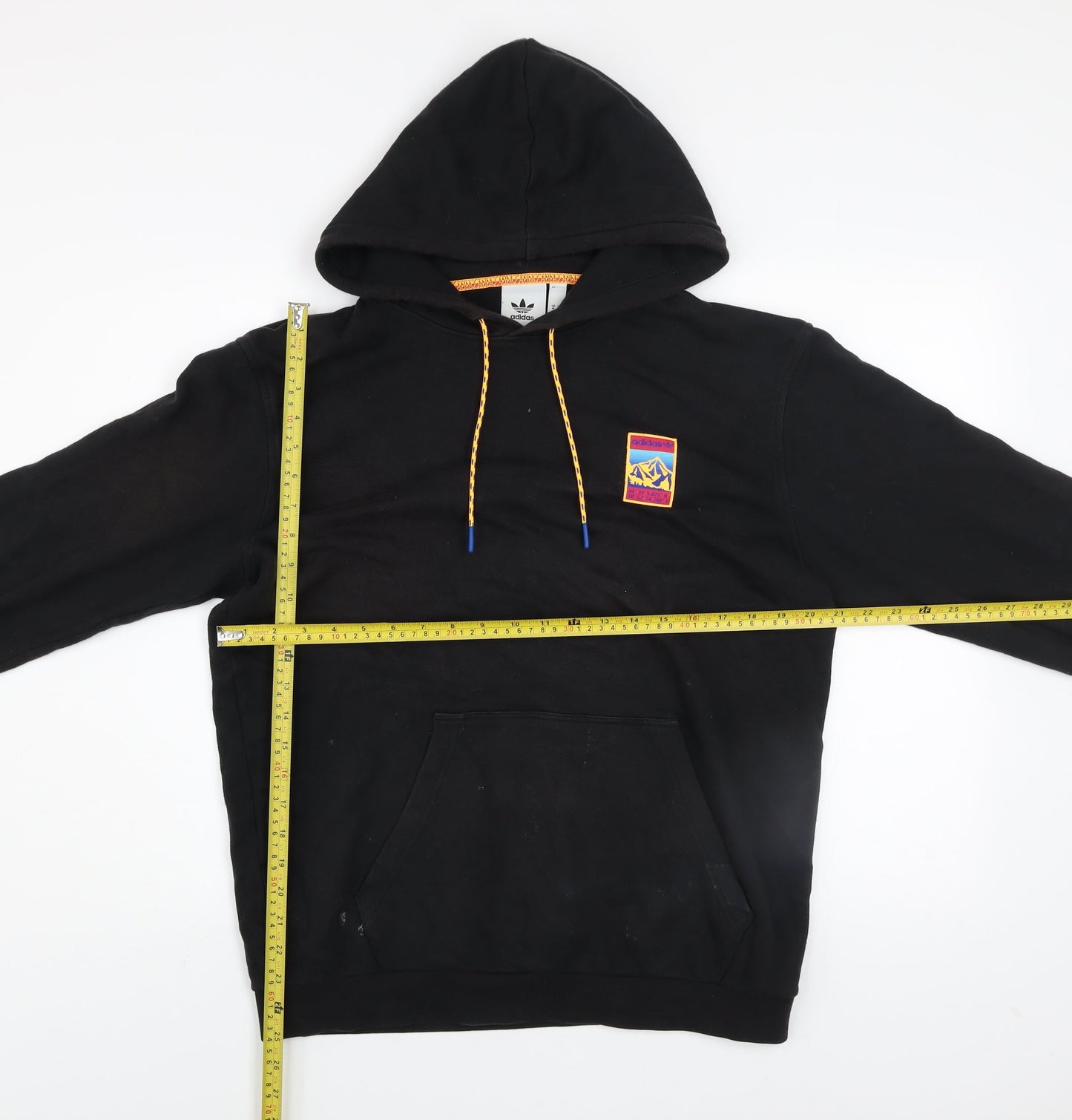 Adidas Men's Black Pullover Hoodie M Logo Sportswear Graphic