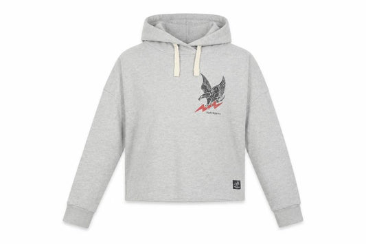 Womens UK 6 Regular Superdry Grey Pullover Hoodie