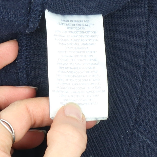 Ralph Lauren Men's Blue Embroidered Logo Crew Neck Sweatshirt M