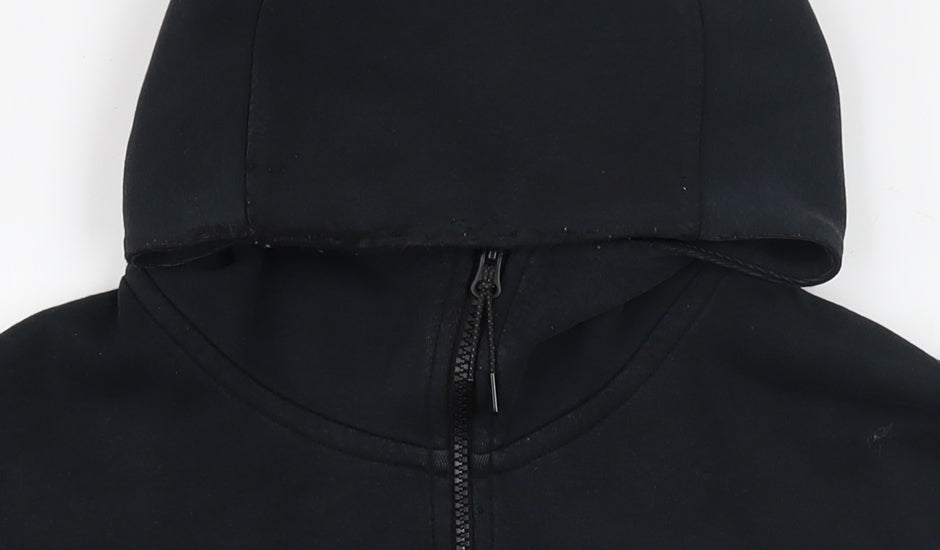 Nike Men's Black Large Hooded Full Zip Track Jacket