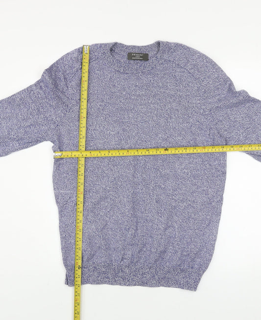 Primark Men’s Blue Cotton Crew Neck Jumper Size L
