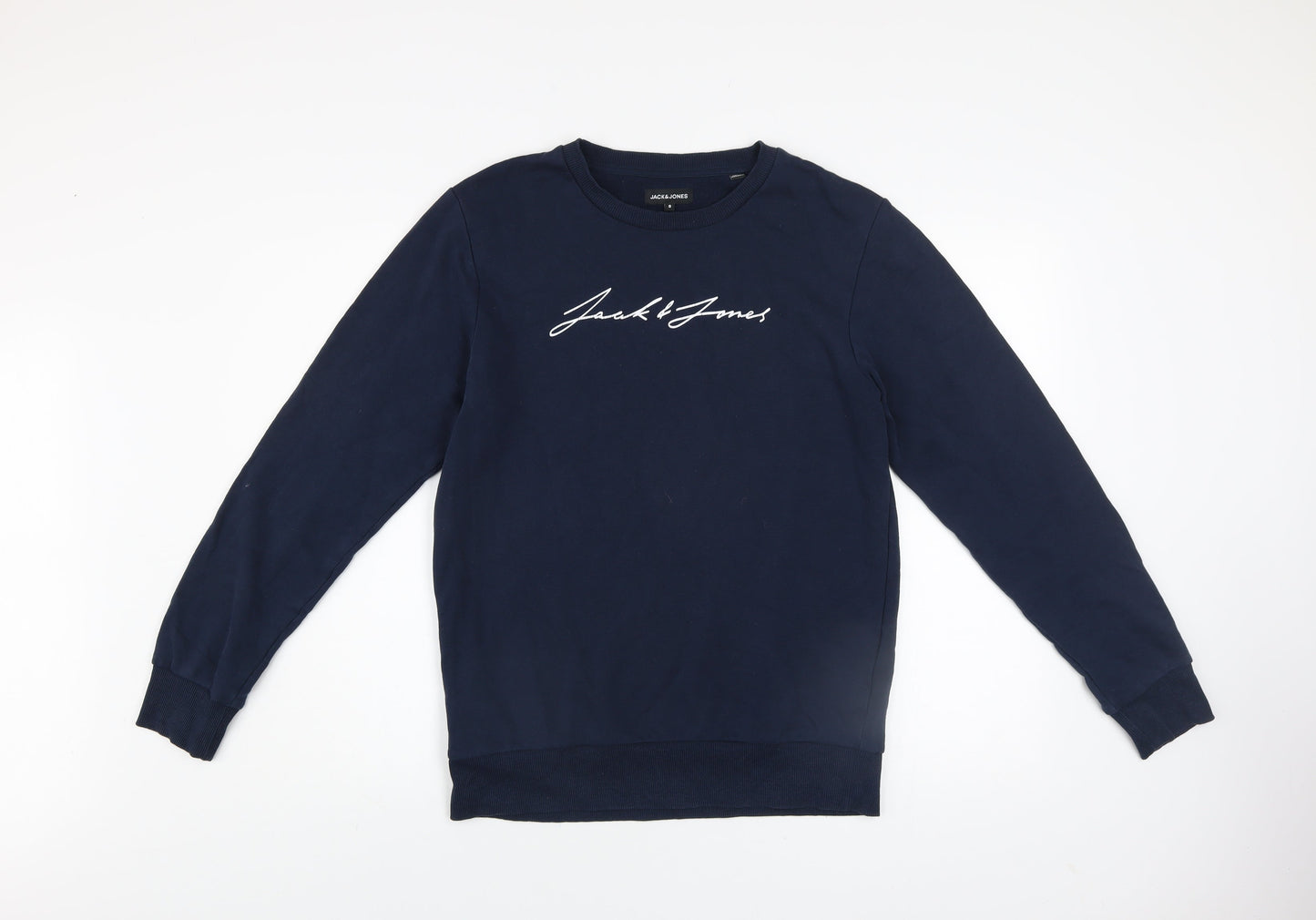 Mens UK S Regular JACK & JONES Blue Pullover Sweatshirt