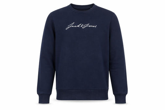 Mens UK S Regular JACK & JONES Blue Pullover Sweatshirt