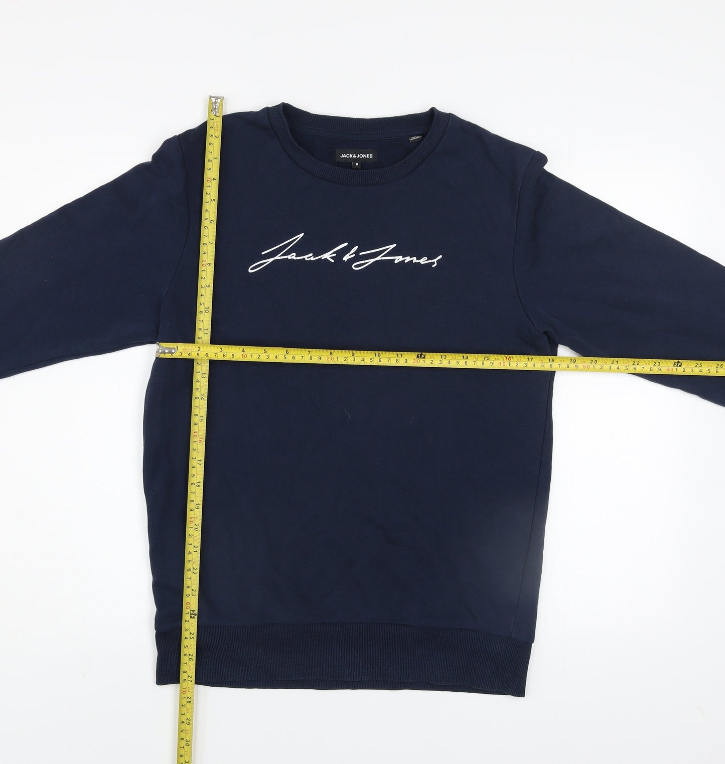 Mens UK S Regular JACK & JONES Blue Pullover Sweatshirt