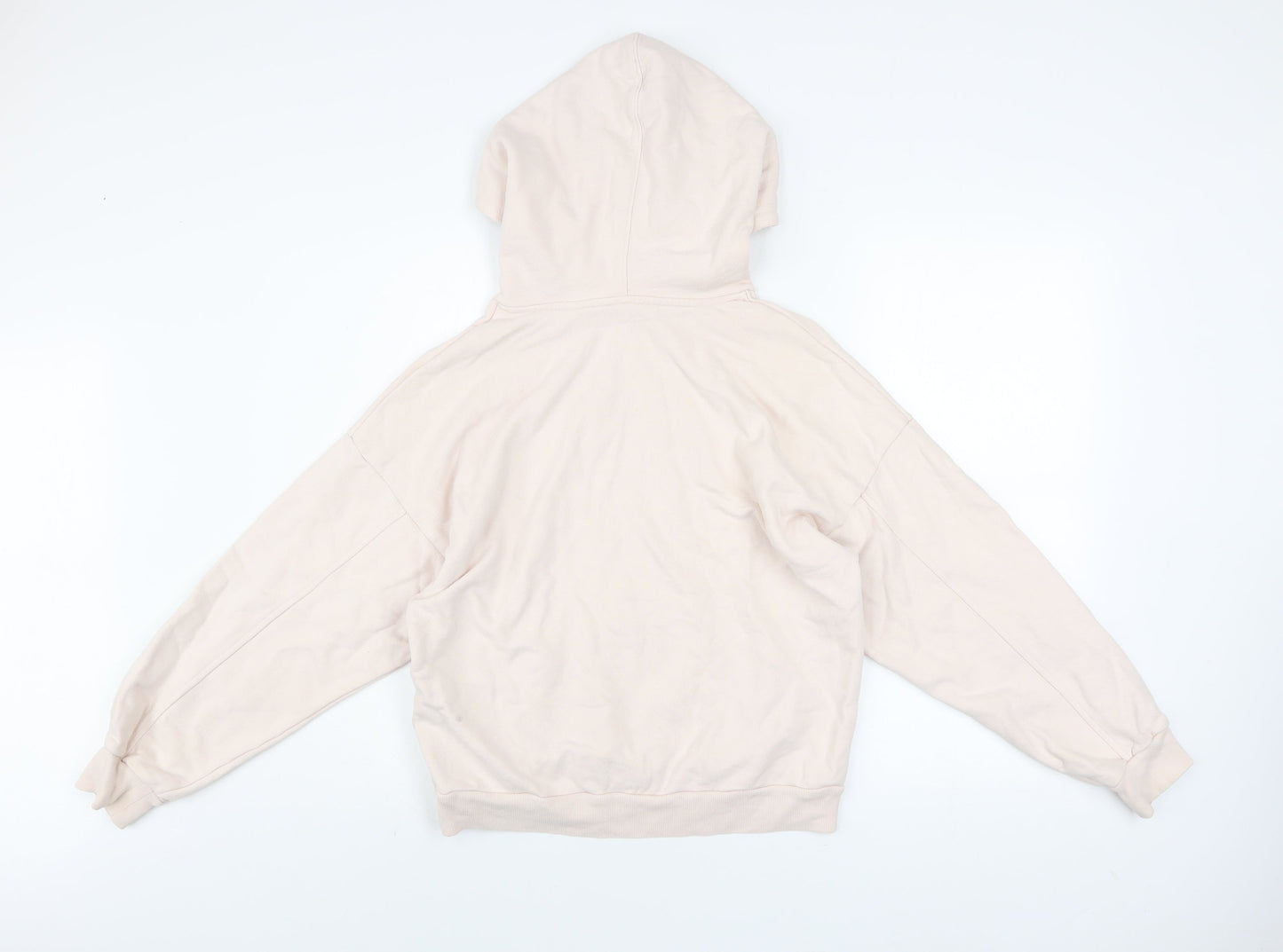 Levi's Women Beige Cotton Pullover Hoodie XS Relaxed Fit